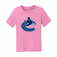 Toddler Vancouver Canucks Chad & Jake Light Pink Primary Logo T-Shirt