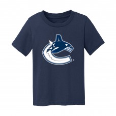 Toddler Vancouver Canucks Chad & Jake Navy Primary Logo T-Shirt