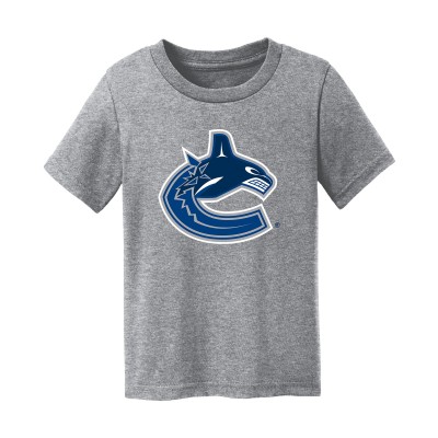 Toddler Vancouver Canucks Chad & Jake Heather Gray Primary Logo T-Shirt
