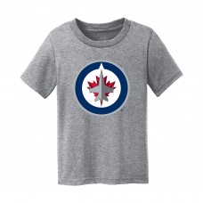 Toddler Winnipeg Jets Chad & Jake Heather Gray Primary Logo T-Shirt