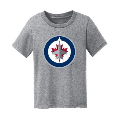 Toddler Winnipeg Jets Chad & Jake Heather Gray Primary Logo T-Shirt