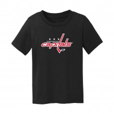 Toddler Washington Capitals Chad & Jake Black Primary Logo T-Shirt