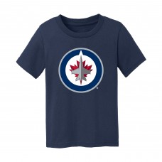 Toddler Winnipeg Jets Chad & Jake Navy Primary Logo T-Shirt