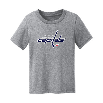 Детская Washington Capitals Chad & Jake Heather Gray Primary Logo T-Shirt