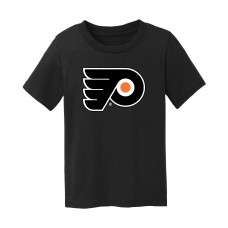 Toddler Philadelphia Flyers Chad & Jake Black Primary Logo T-Shirt