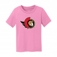 Toddler Ottawa Senators Chad & Jake Light Pink Primary Logo T-Shirt