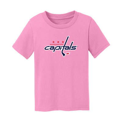 Детская Washington Capitals Chad & Jake Light Pink Primary Logo T-Shirt