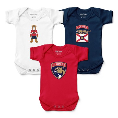 Малышам Florida Panthers Chad & Jake Three-Pack Bodysuit Set