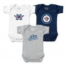 Малышам Winnipeg Jets Chad & Jake Three-Pack Bodysuit Set