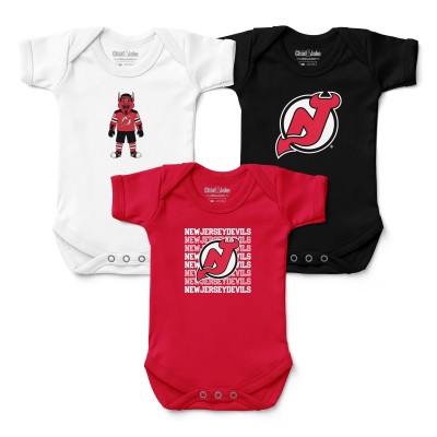 Малышам New Jersey Devils Chad & Jake Three-Pack Bodysuit Set