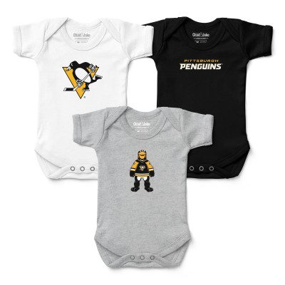 Малышам Pittsburgh Penguins Chad & Jake Three-Pack Bodysuit Set