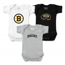 Малышам Boston Bruins Chad & Jake Three-Pack Bodysuit Set