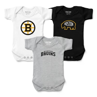 Малышам Boston Bruins Chad & Jake Three-Pack Bodysuit Set