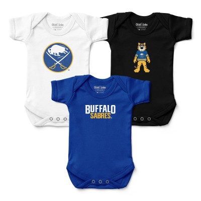 Малышам Buffalo Sabres Chad & Jake Three-Pack Bodysuit Set