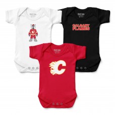 Малышам Calgary Flames Chad & Jake Three-Pack Bodysuit Set
