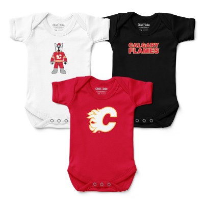 Малышам Calgary Flames Chad & Jake Three-Pack Bodysuit Set