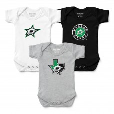 Малышам Dallas Stars Chad & Jake Three-Pack Bodysuit Set