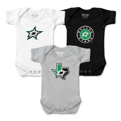 Малышам Dallas Stars Chad & Jake Three-Pack Bodysuit Set