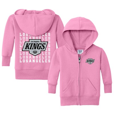 Малышам Los Angeles Kings Chad & Jake Light Pink Full-Zip Retro Sweatshirt