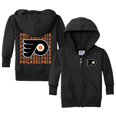 Малышам Philadelphia Flyers Chad & Jake Black Full-Zip Retro Sweatshirt