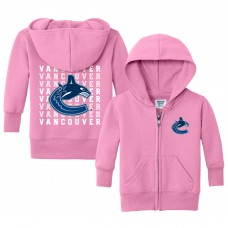 Малышам Vancouver Canucks Chad & Jake Light Pink Full-Zip Retro Sweatshirt