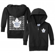 Малышам Toronto Maple Leafs Chad & Jake Black Full-Zip Retro Sweatshirt
