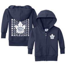 Малышам Toronto Maple Leafs Chad & Jake Navy Full-Zip Retro Sweatshirt