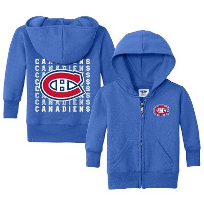 Малышам Montreal Canadiens Chad & Jake Blue Full-Zip Retro Sweatshirt