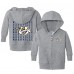Малышам Nashville Predators Chad & Jake Heather Gray Full-Zip Retro Sweatshirt