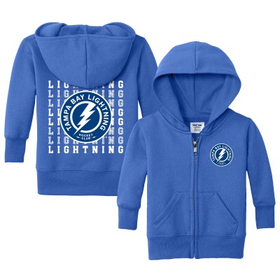 Малышам Tampa Bay Lightning Chad & Jake Blue Full-Zip Retro Sweatshirt