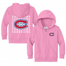 Toddler Montreal Canadiens Chad & Jake Light Pink Full-Zip Retro Sweatshirt Toddler Montreal Canadiens Chad & Jake Light Pink Full-Zip Retro Sweatshirt