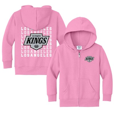 Toddler Los Angeles Kings Chad & Jake Light Pink Full-Zip Retro Sweatshirt