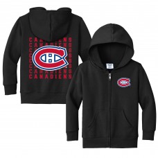 Toddler Montreal Canadiens Chad & Jake Black Full-Zip Retro Sweatshirt Toddler Montreal Canadiens Chad & Jake Black Full-Zip Retro Sweatshirt