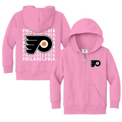 Toddler Philadelphia Flyers Chad & Jake Light Pink Full-Zip Retro Sweatshirt