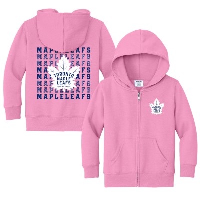 Toddler Toronto Maple Leafs Chad & Jake Light Pink Full-Zip Retro Sweatshirt