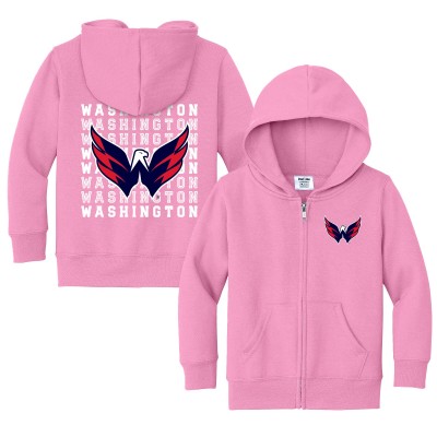 Toddler Washington Capitals Chad & Jake Light Pink Full-Zip Retro Sweatshirt
