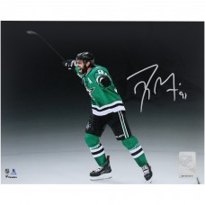 Tyler Seguin Dallas Stars Autographed Fanatics Authentic 8 x 10 Kelly Green Jersey Celebration Spotlight Photograph