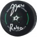 Jason Robertson Dallas Stars Autographed Fanatics Authentic Official Game Puck with Robo Inscription