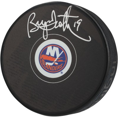 Bryan Trottier New York Islanders Autographed Fanatics Authentic Hockey Puck