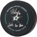 Thomas Harley Dallas Stars Autographed Fanatics Authentic Official Game Puck with Lets Go Stars Inscription