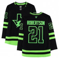 Jason Robertson Dallas Stars Autographed Fanatics Authentic Black Alternate Fanatics Premium Jersey