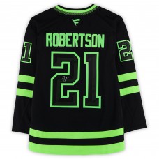 Jason Robertson Dallas Stars Autographed Fanatics Authentic Black Alternate Fanatics Premium Jersey