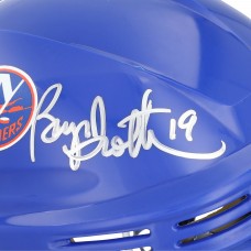 Bryan Trottier New York Islanders Autographed Fanatics Authentic Blue Mini Helmet Bryan Trottier New York Islanders Autographed Fanatics Authentic Blue Mini Helmet