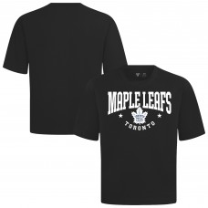 Toronto Maple Leafs Levelwear Black Luxe Signature Knit T-Shirt