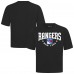 New York Rangers Levelwear Black Luxe Signature Knit T-Shirt
