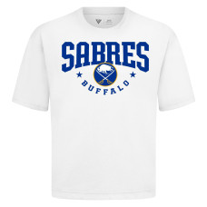 Футболка Buffalo Sabres Levelwear White Luxe Signature Knit