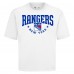 New York Rangers Levelwear White Luxe Signature Knit T-Shirt