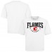 Calgary Flames Levelwear White Luxe Signature Knit T-Shirt