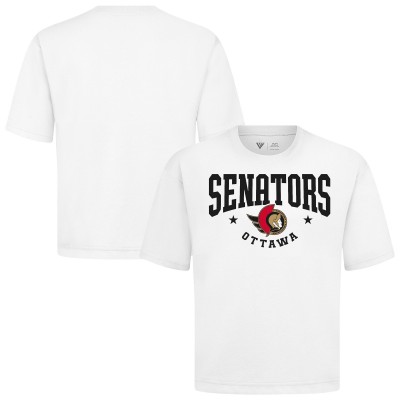Ottawa Senators Levelwear White Luxe Signature Knit T-Shirt
