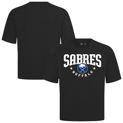 Футболка Buffalo Sabres Levelwear Black Luxe Signature Knit